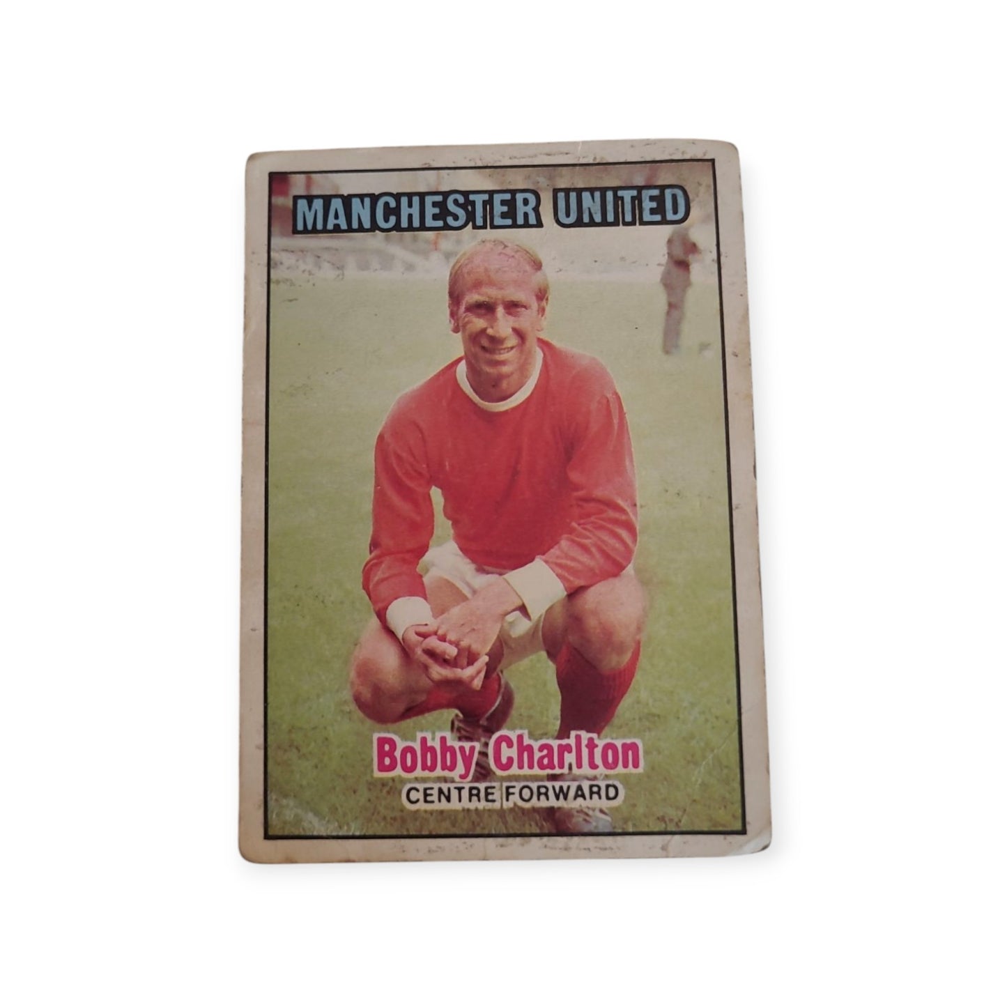 A&BC Football Orange back # 26 BOBBY CHARLTON Manchester United 1970