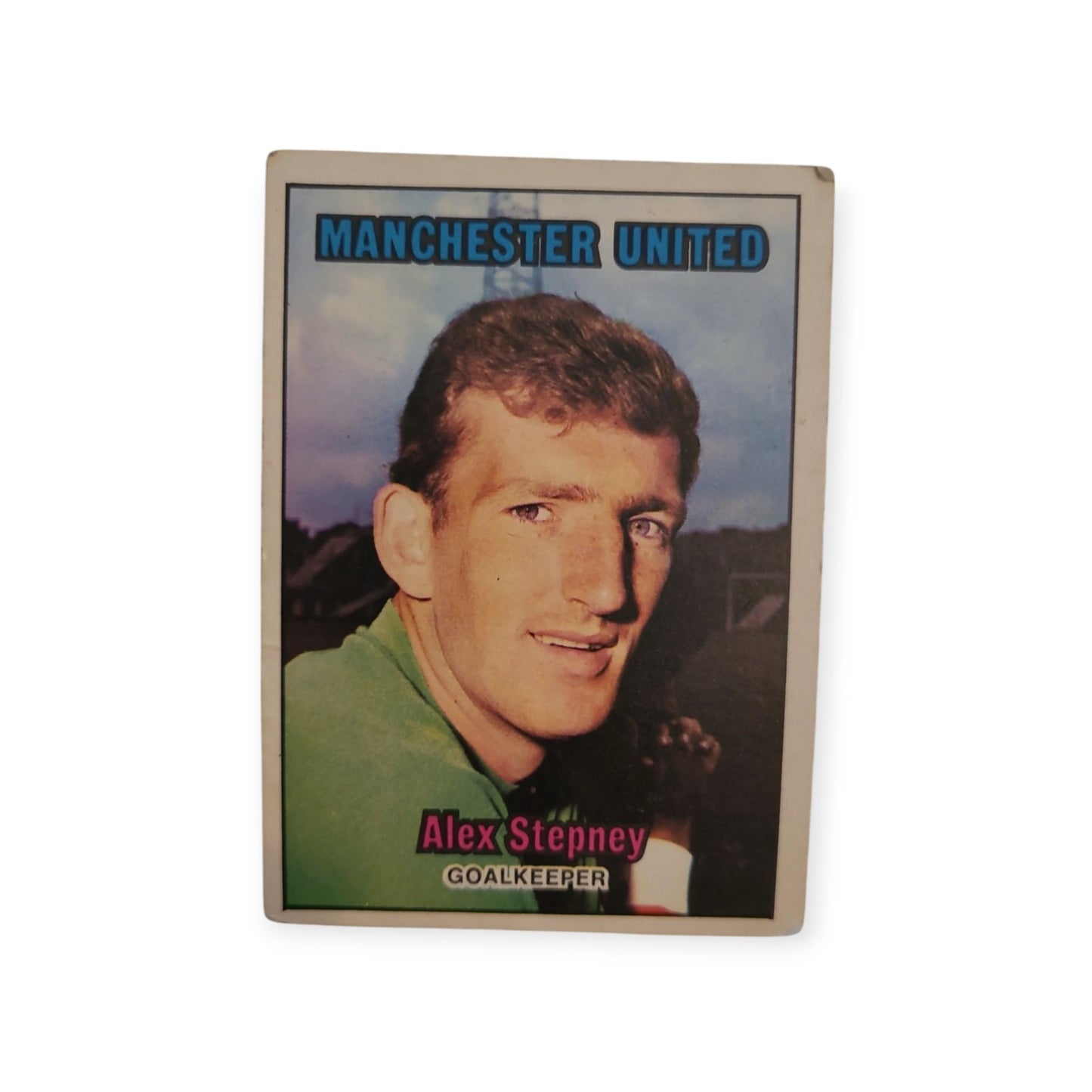 A&BC-FOOTBALL 1970 (ORANGE BACK 086-170)-#159- MANCHESTER UNITED - ALE