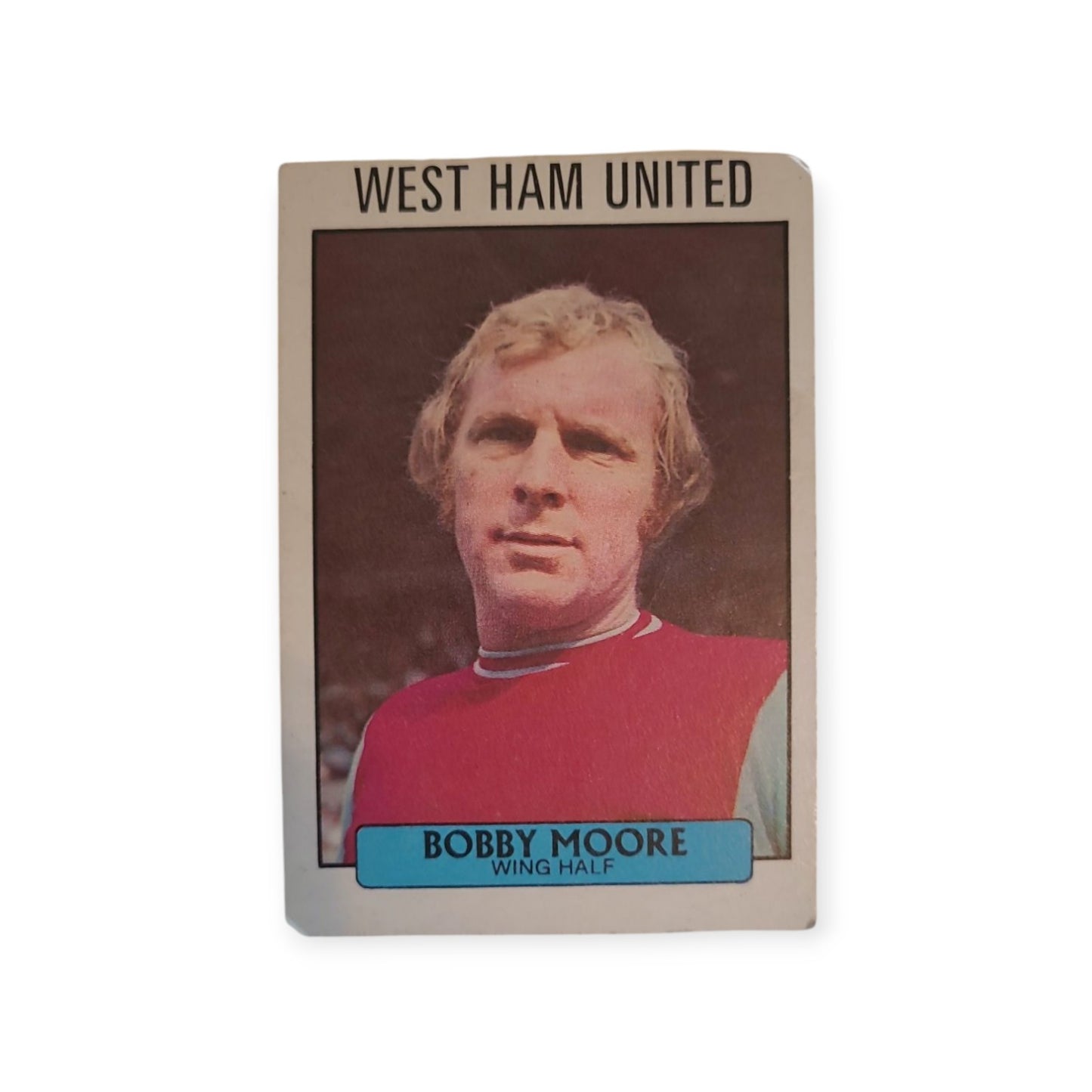 A&BC Football Purple Back 1971 no 18 Bobby Moore West Ham