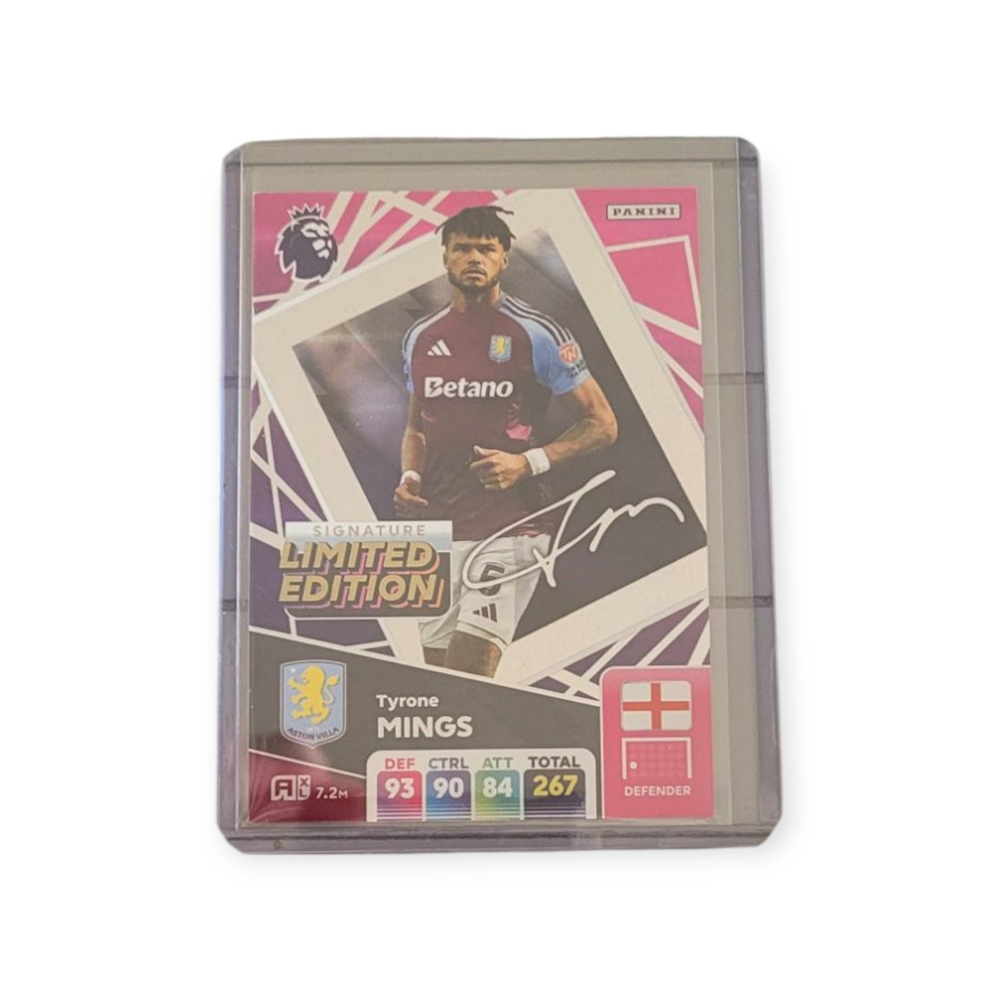 *Signed Limited Edition* Panini Adrenalyn XL 2025 - Tyrone Mings